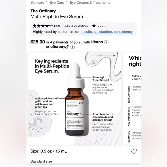 The Ordinary Multi-Peptide Eye Serum - Picture 2 of 5